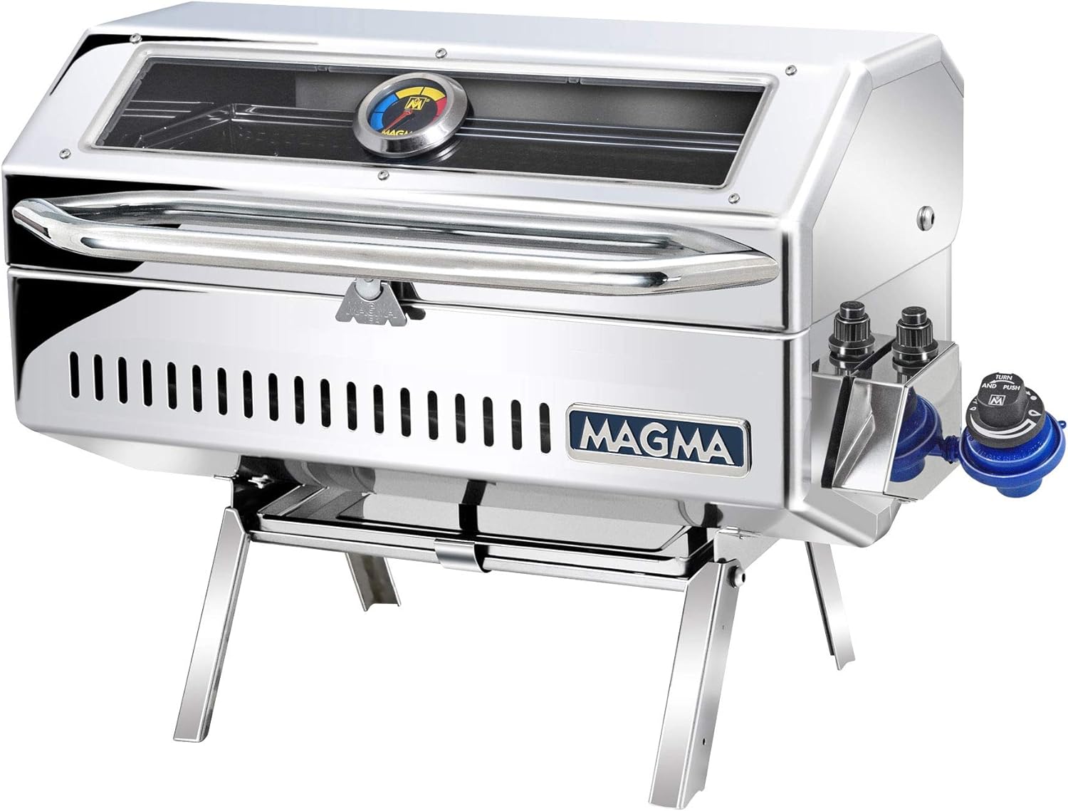 Magma Products, Newport II Infrared Gourmet Series Gas Grill, A10-918-2GS, Multi, One Size