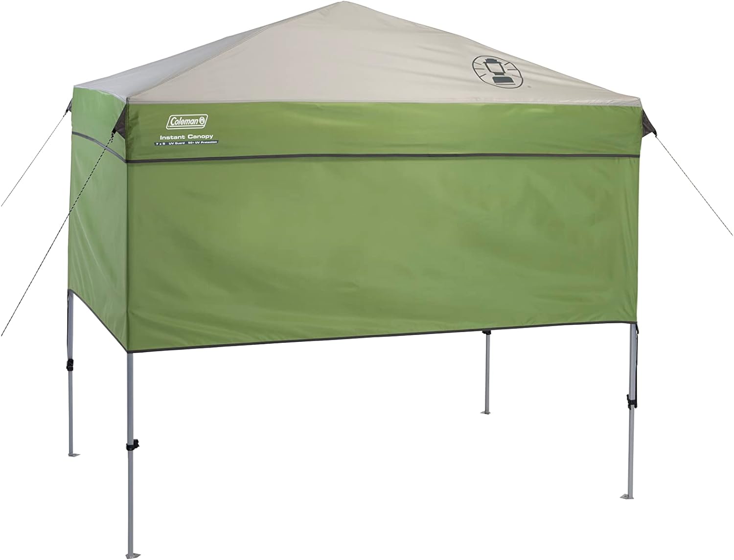 Coleman Instant Canopy Sunwall Accessory for 7x5ft Shelter, Removable Shelter Wall to Block Sun, Wind, & Rain, UPF 50+ Sun Protection