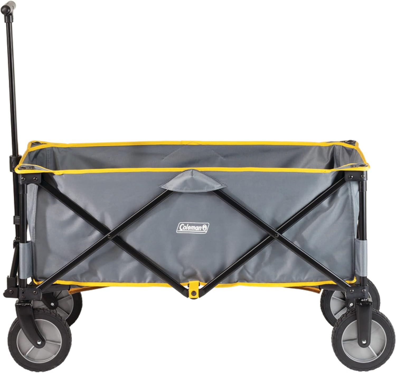 Coleman Portable Folding Utility Wagon with 5 Cubic Feet of Space & Reinforced Bottom, Great for Camping, Groceries, Home Projects, or Going to the Park & Beach, Supports up to 150lbs