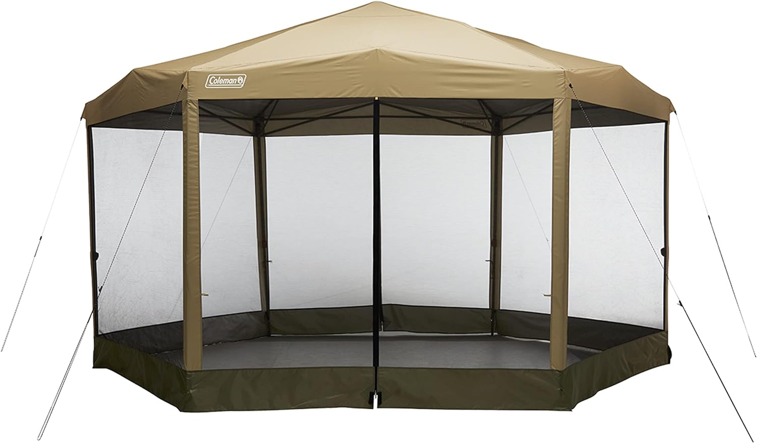 Coleman Back Home Screen Canopy Tent with Instant Setup, Outdoor Gazebo for Bug-Free Lounging, Shelter Fits Over Picnic Tables for Parties, Events, Tailgating, Picnics, & More