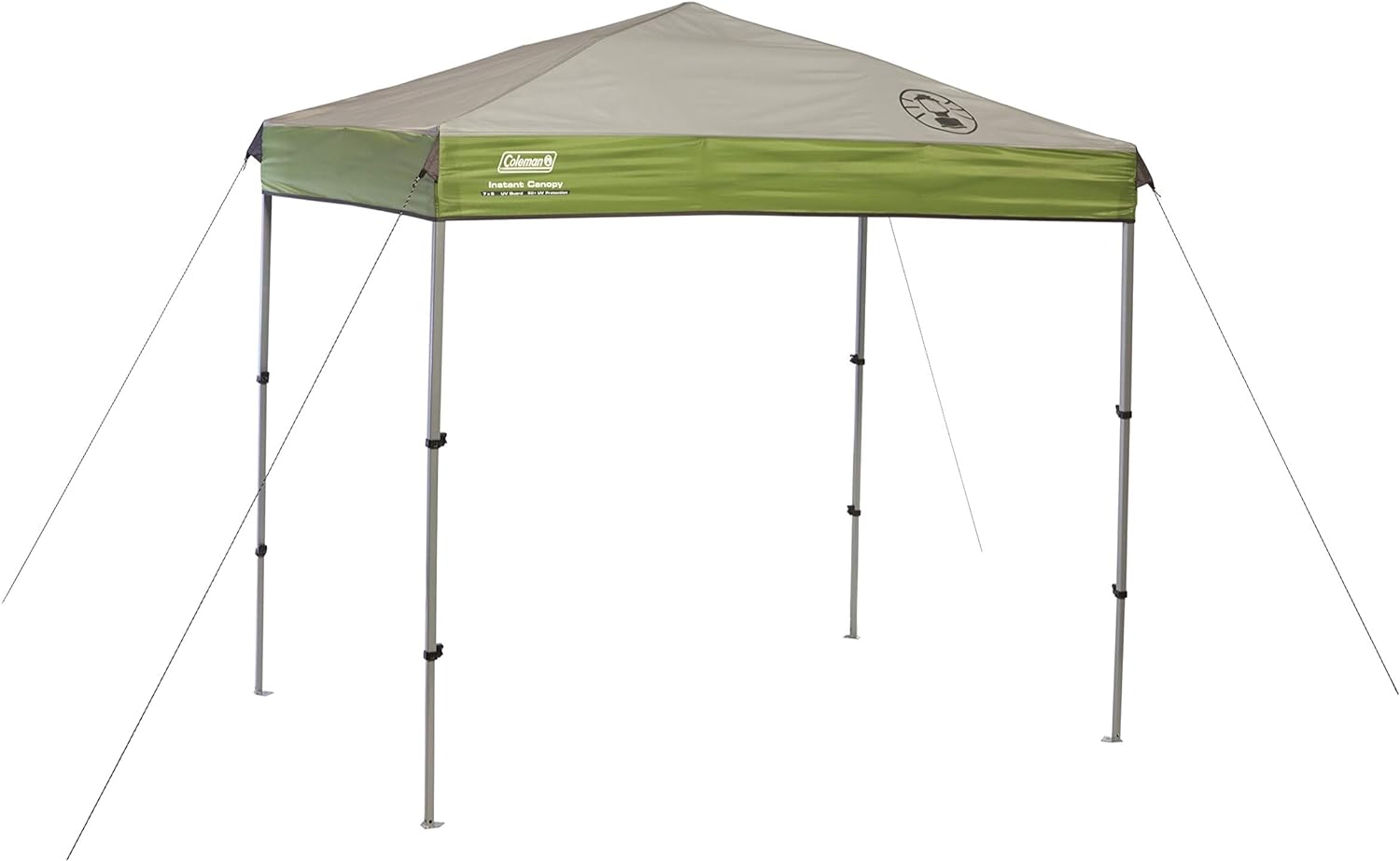 Coleman Canopy Sun Shelter with Instant Setup, Sun Shelter with Wheeled Carry Bag Sets Up in About 3 Mins, 7x5ft, 10x10ft, or 12x12ft Canopy for Sporting Events, Tailgating, Camping, & More