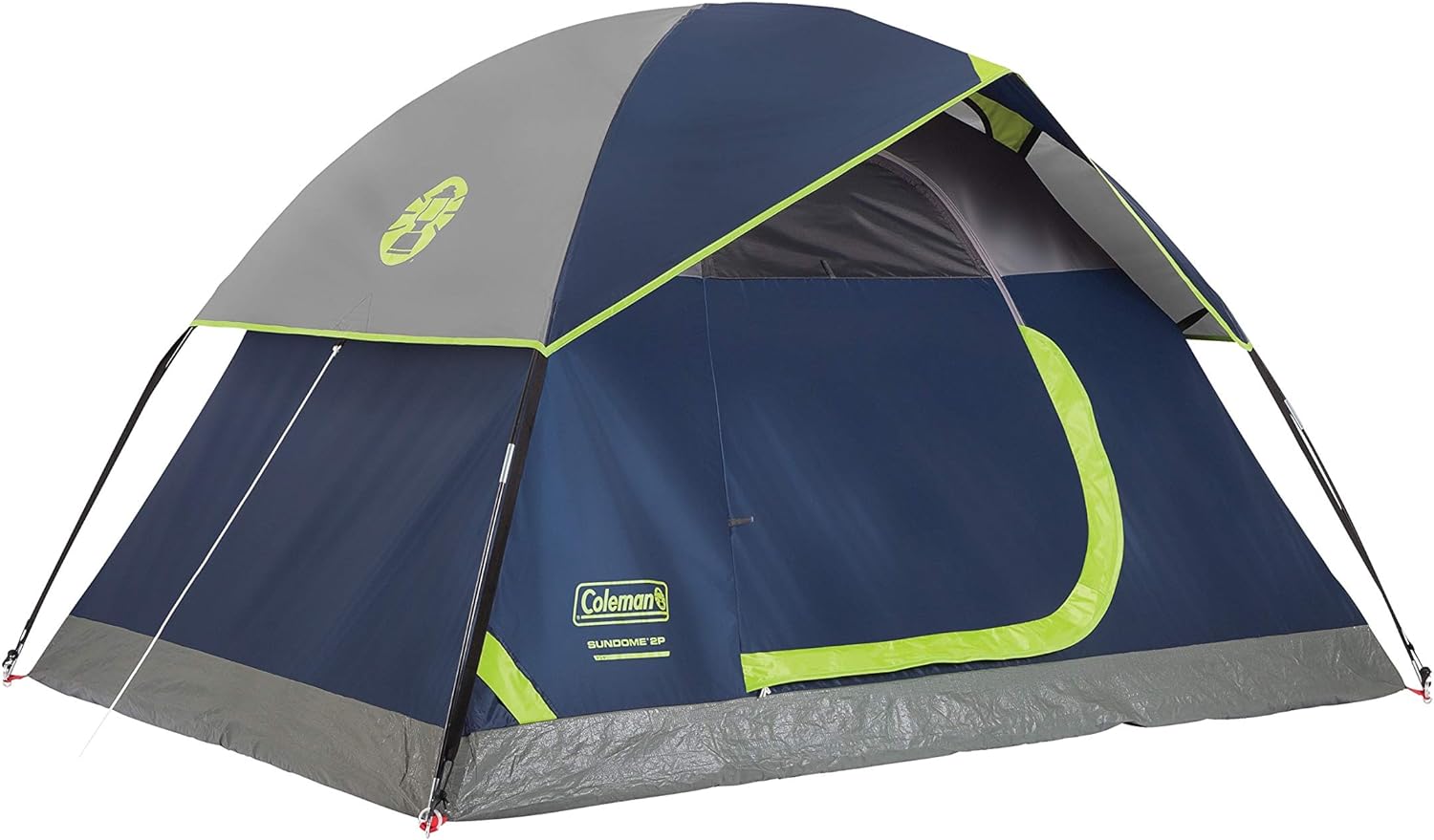 Coleman Sundome Camping Tent, 2/3/4/6 Person Dome Tent with Snag-Free Poles for Easy Setup in Under 10 Mins, Included Rainfly Blocks Wind & Rain, Tent for Camping, Festivals, Backyard, Sleepovers