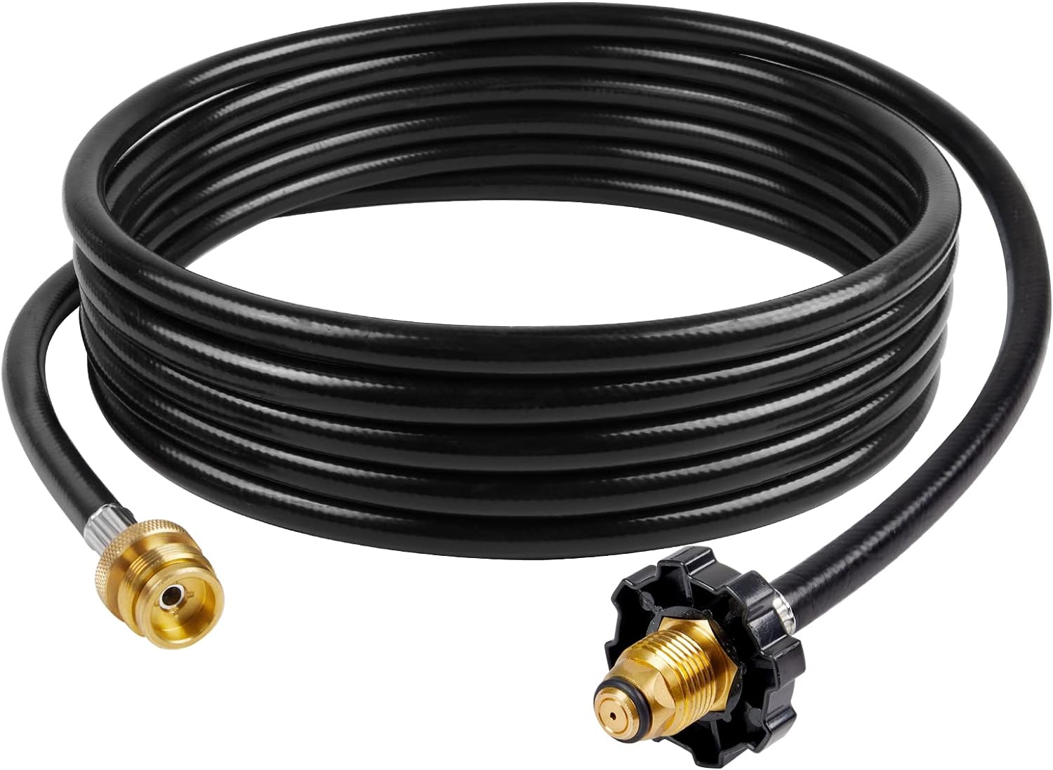 GASPRO 18-Foot Propane Hose Adapter, Compatible with Mr. Heater Buddy Heater, Portable Grill, and More, Connects to 5-100lb Tank