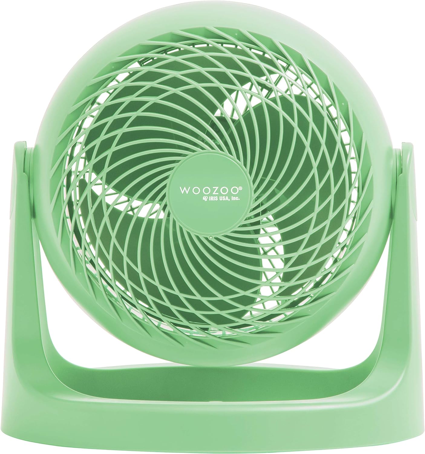 IRIS USA WOOZOO Air Circulator Fan, Vortex Fan, Desk Fan, Portable Fan, 3 Speed Settings, 360 Tilting Head, 52ft Max Air Distance, Large, Green