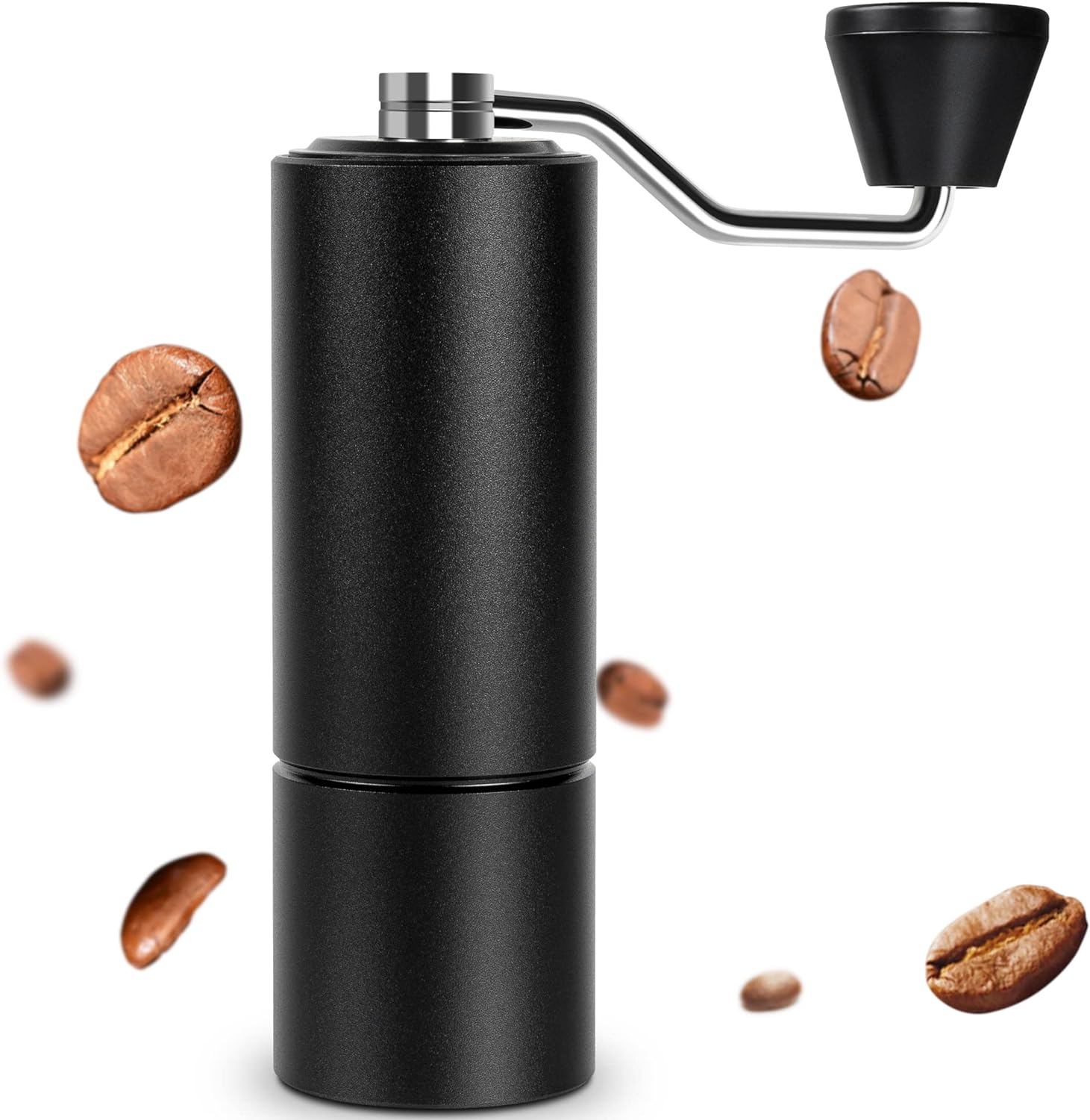 TIMEMORE C2 Portable Hand Coffee Grinder, Manual Coffee Grinder for Espresso to French Press, Black