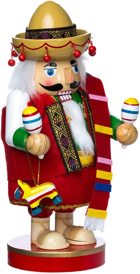 Kurt S. Adler Kurt Adler 10.25-Inch Mexican Tablepiece-Chubby Collection Nutcracker