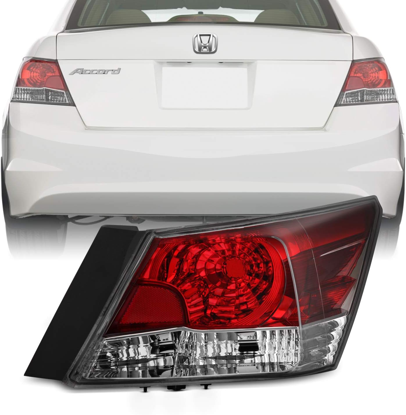 AKKON - Fits 2008-2012 Honda Accord Sedan 4Door [OE Style] Tail Light Brake Lamp Passenger Right Side 09 10 11