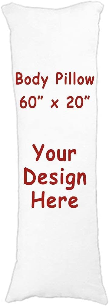 RR&DDXU Design Customize Pillowcase, Personalized Wedding Keepsake Throw Pillow, Pet Love Photo Pillow Cover, (60x 20 Body, White)