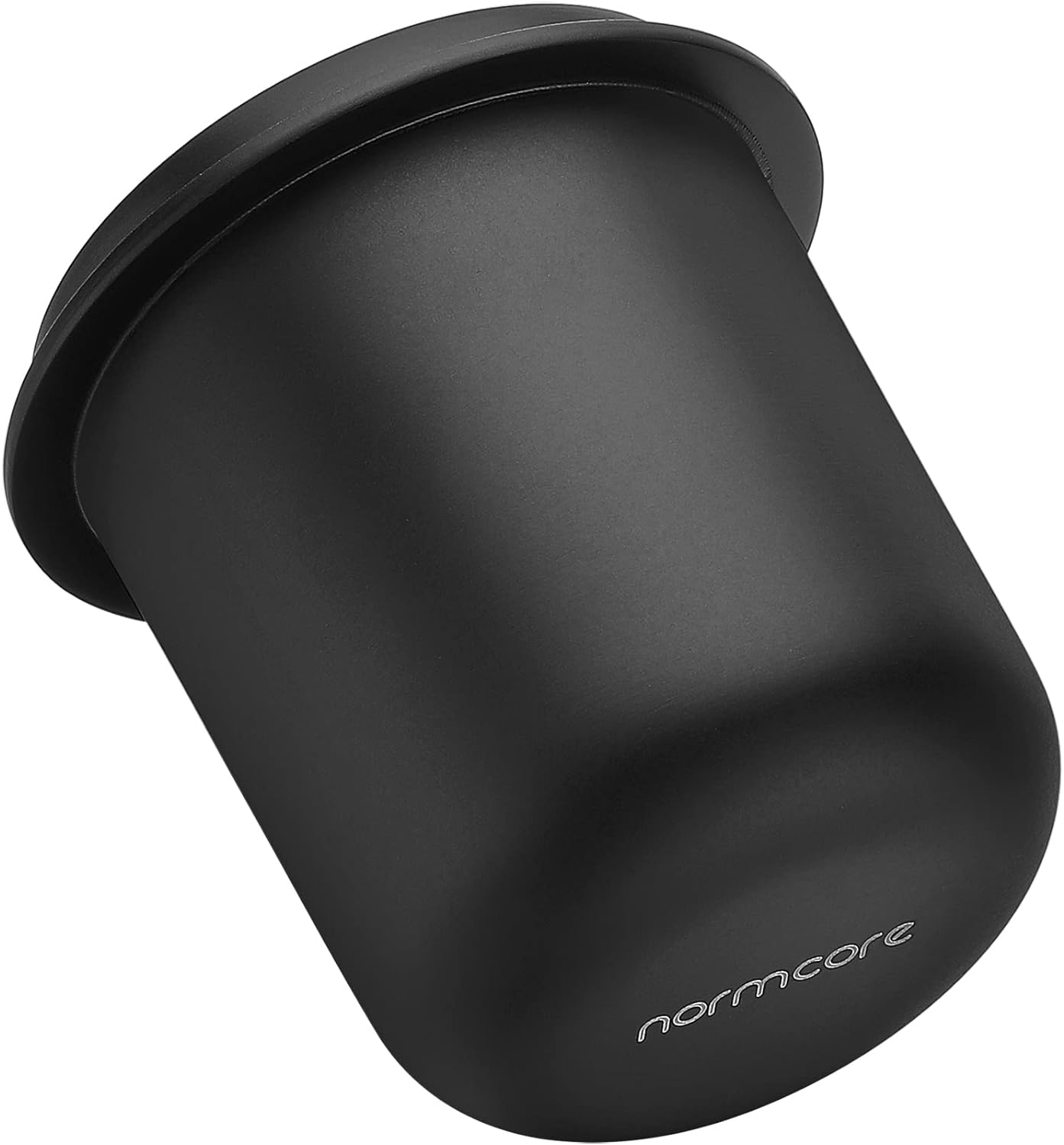 Normcore 58mm Dosing Cup - Espresso Coffee Dosing Cup Compatible with 58mm Portafilter - Non-stick coating Black - 304 Stainless Steel - Espresso Machine Accessory - Tall Version