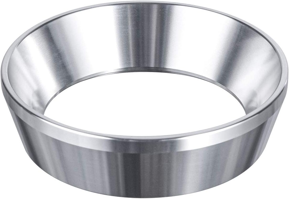 54mm Espresso Dosing Funnel, MATOW Stainless Steel Coffee Dosing Ring Compatible with 54mm Breville Portafilter