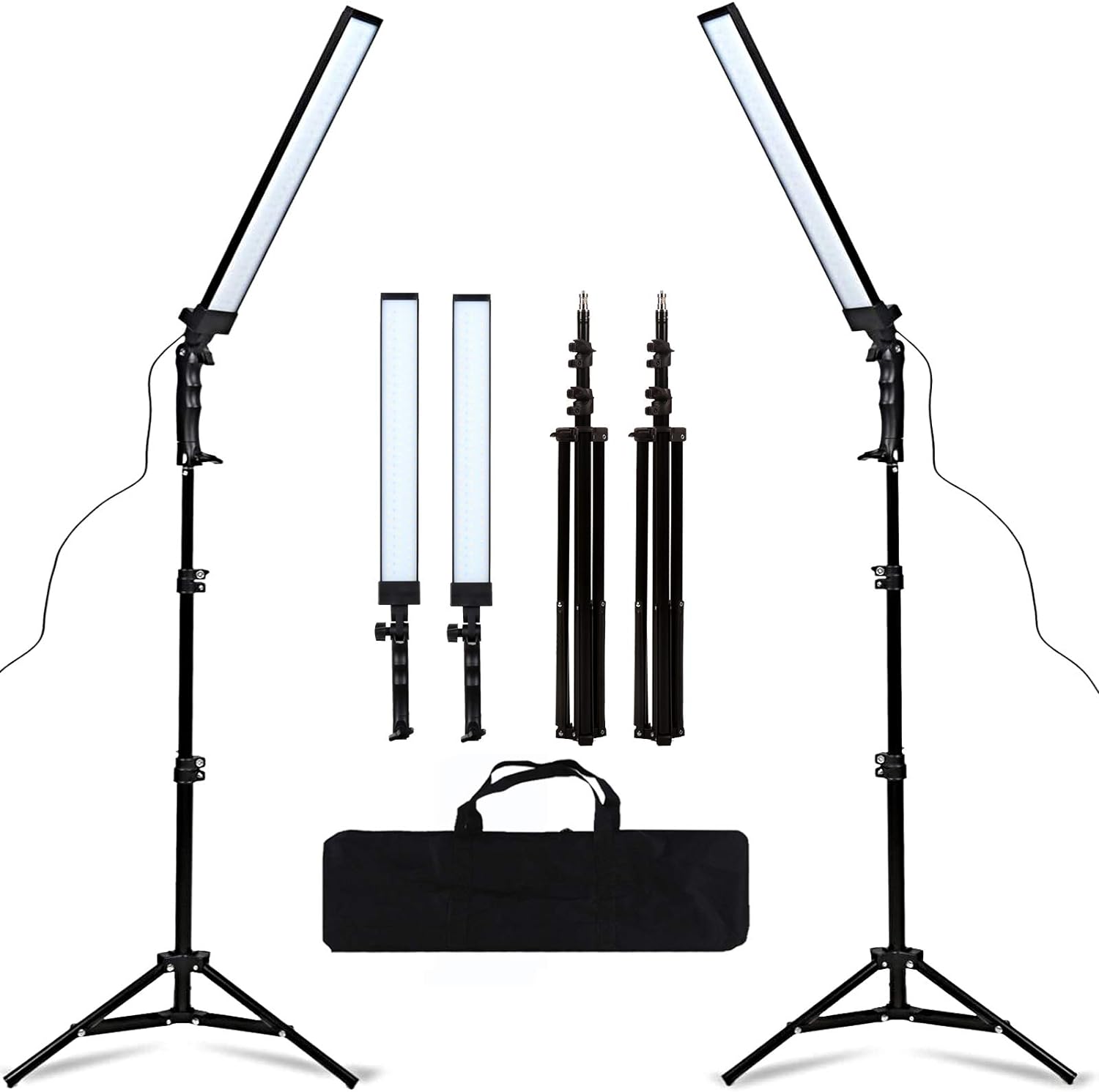 180 LED Light Photography Studio LED Lighting Kit Adjustable Light with Light Stand Tripod Photographic Video Fill Light