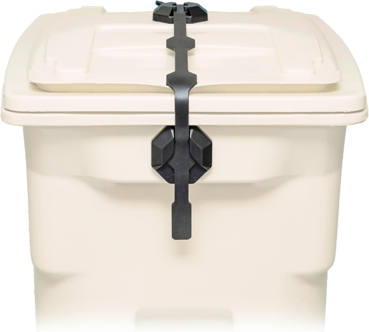 Strong Strap Lid Lock for 3296 Gallon Garbage Cans (1 Starter Kit) Long Lasting, No Tools Required, Stretch to Latch, Mitigate Pests, Wind, Overflow, and Spillage