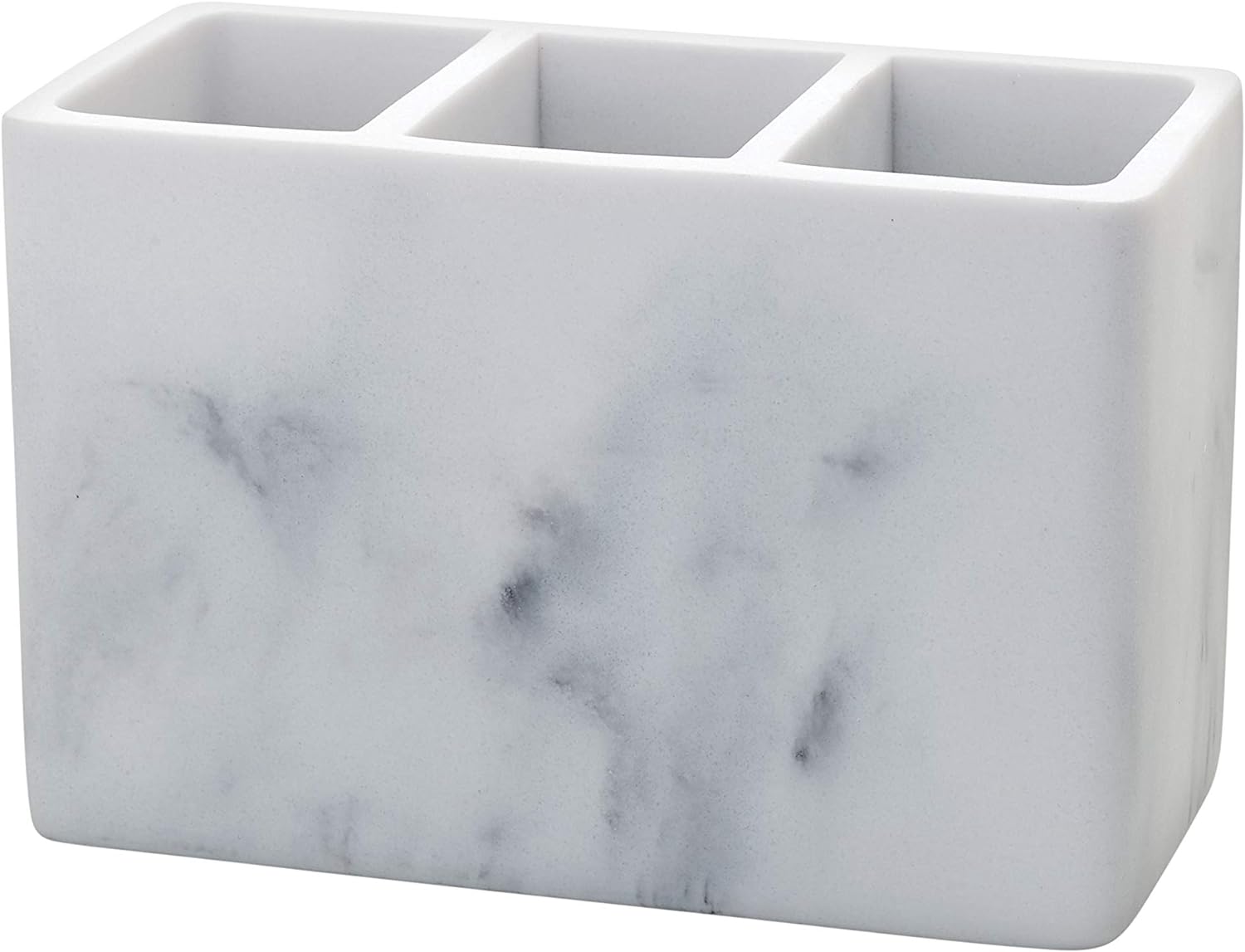 Zenna Home 050975062A Bathroom Corin Vanity Organizer, Marble Grey