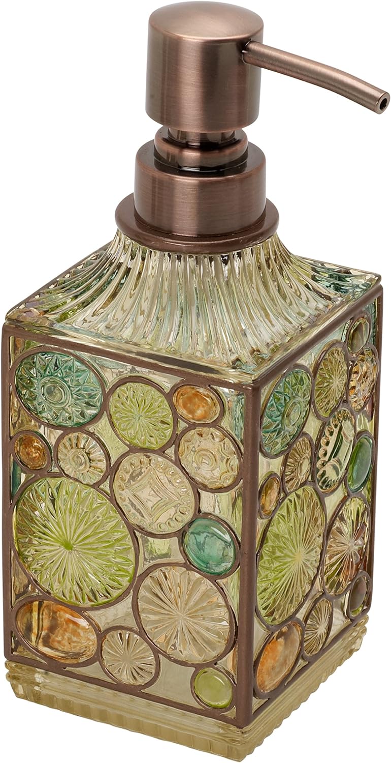 Zenna Home 166953057Z India Ink Boddington Lotion Soap Dispenser, Bronze