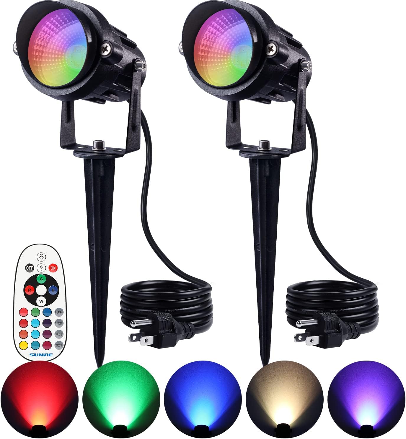 I loved using these lights for Halloween and Christmas! They are bright, the remote works great, and they have great color options. One of my lights stopped responding to the remote, and the company stood behind their product and replaced them! They had great communication and made the process very easy. I would highly recommend!