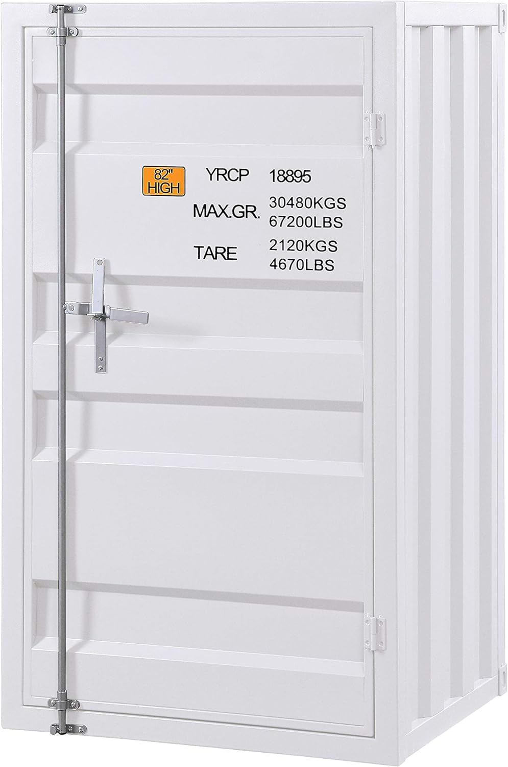 Acme Cargo Metal Chest with 1 Door in White