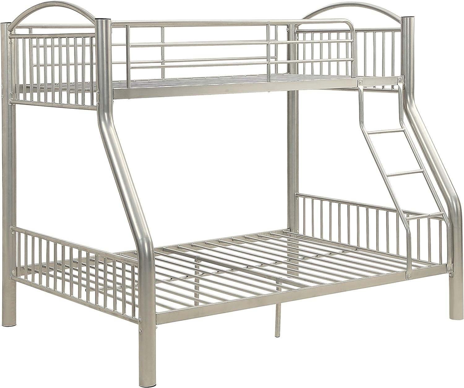 Acme Cayelynn Twin Over Full Bunk Bed in Silver