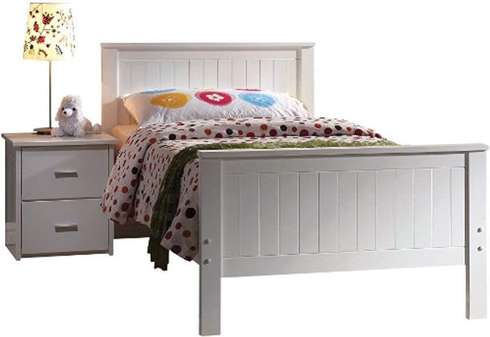 Acme Bungalow Twin Bed in White