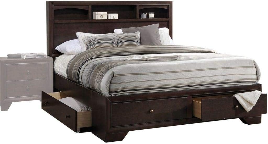 Acme Madison II Queen Storage Bed in Espresso