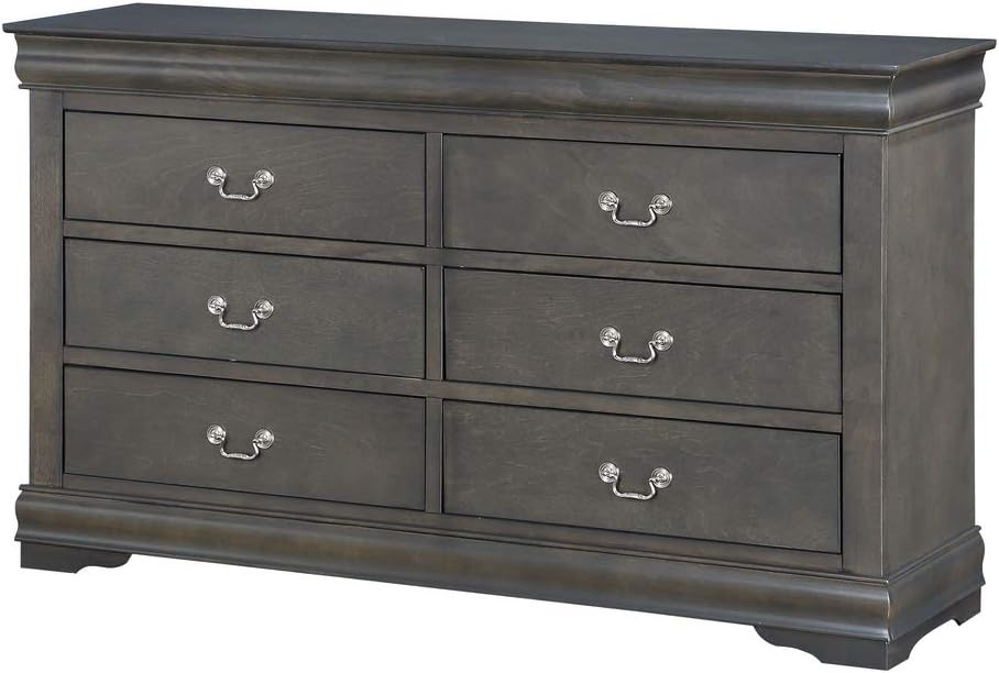 Acme Louis Philippe Dresser in Dark Gray