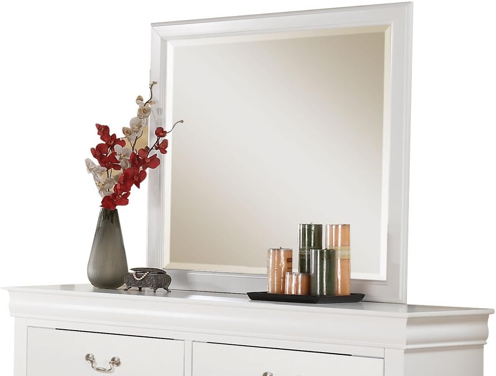 Acme Louis Philippe III Mirror in White