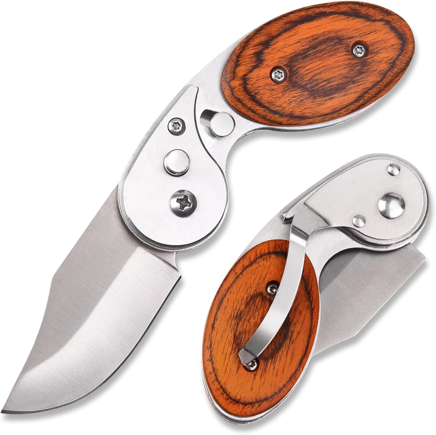 Small Pocket Knife for Men Women, EDC Folding Knives, Box Cutter Pocket Tool for Everyday Carry, Cool Dad Gadget Gifts