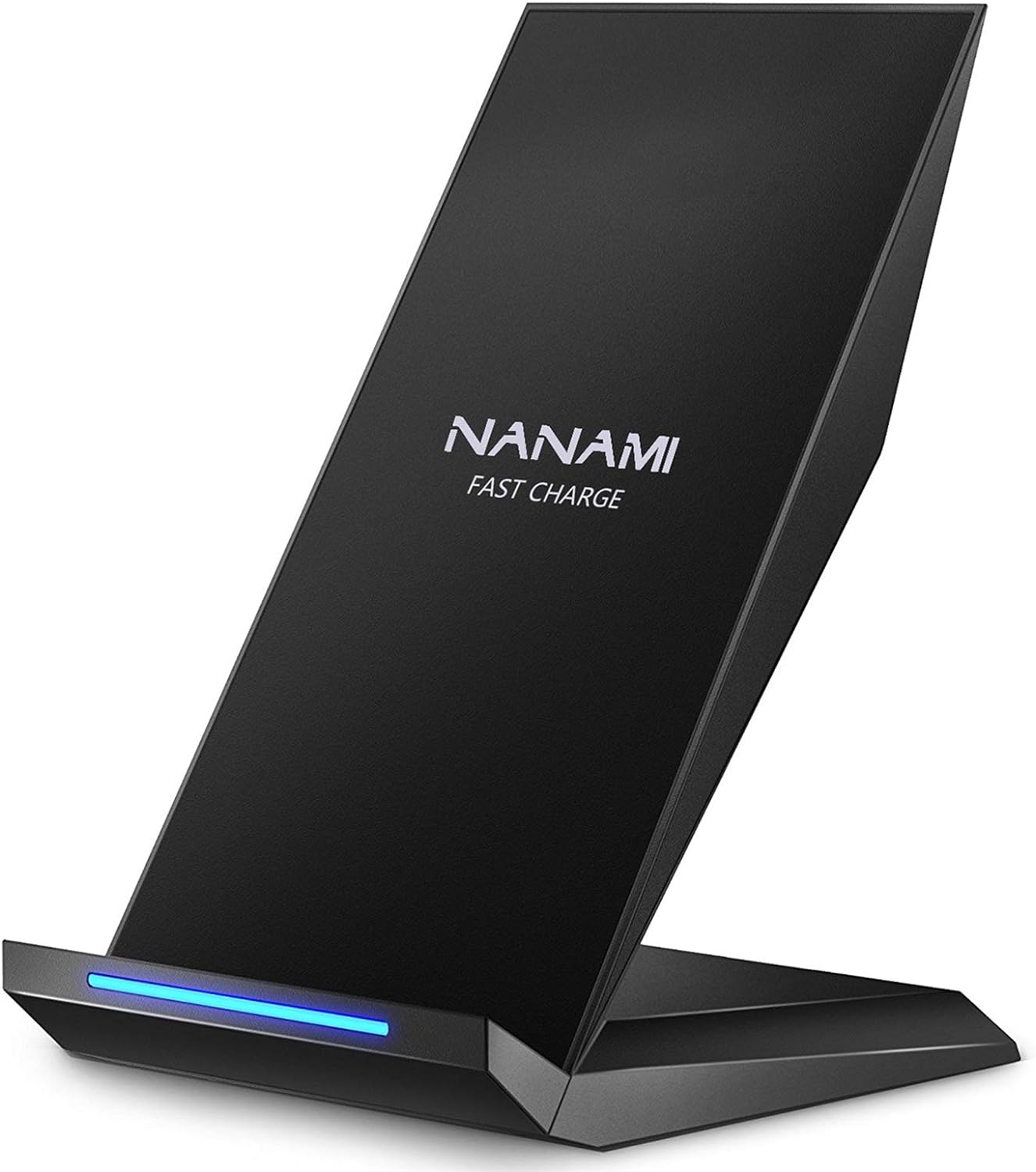 Fast Wireless Charger,NANAMI Qi Certified Wireless Charging Stand Compatible iPhone 15/15 Pro/15 Plus/15 Pro Max/14/14 Pro/13/12/11,Samsung Galaxy S23/S22/S21/S20/Note 20 Ultra and Qi-Enabled Phone