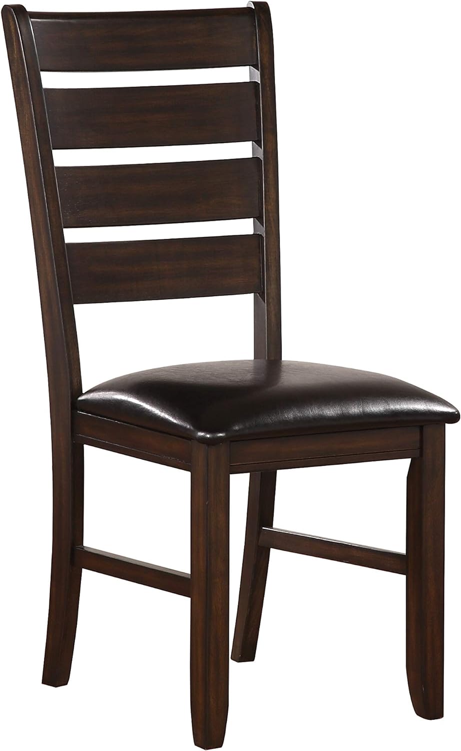 Acme Urbana Faux Leather Upholstered Dining Side Chair in Espresso Set of 2