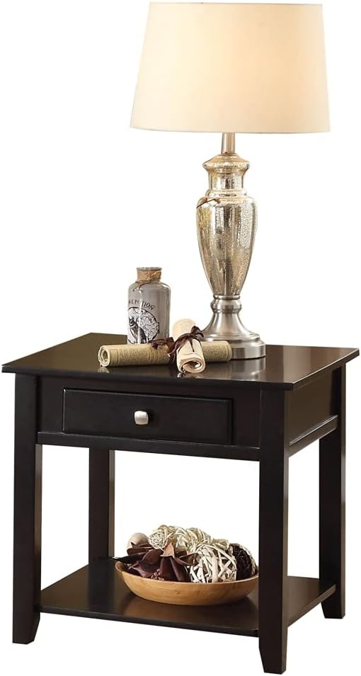 ACME Furniture Malachi End Table, Black