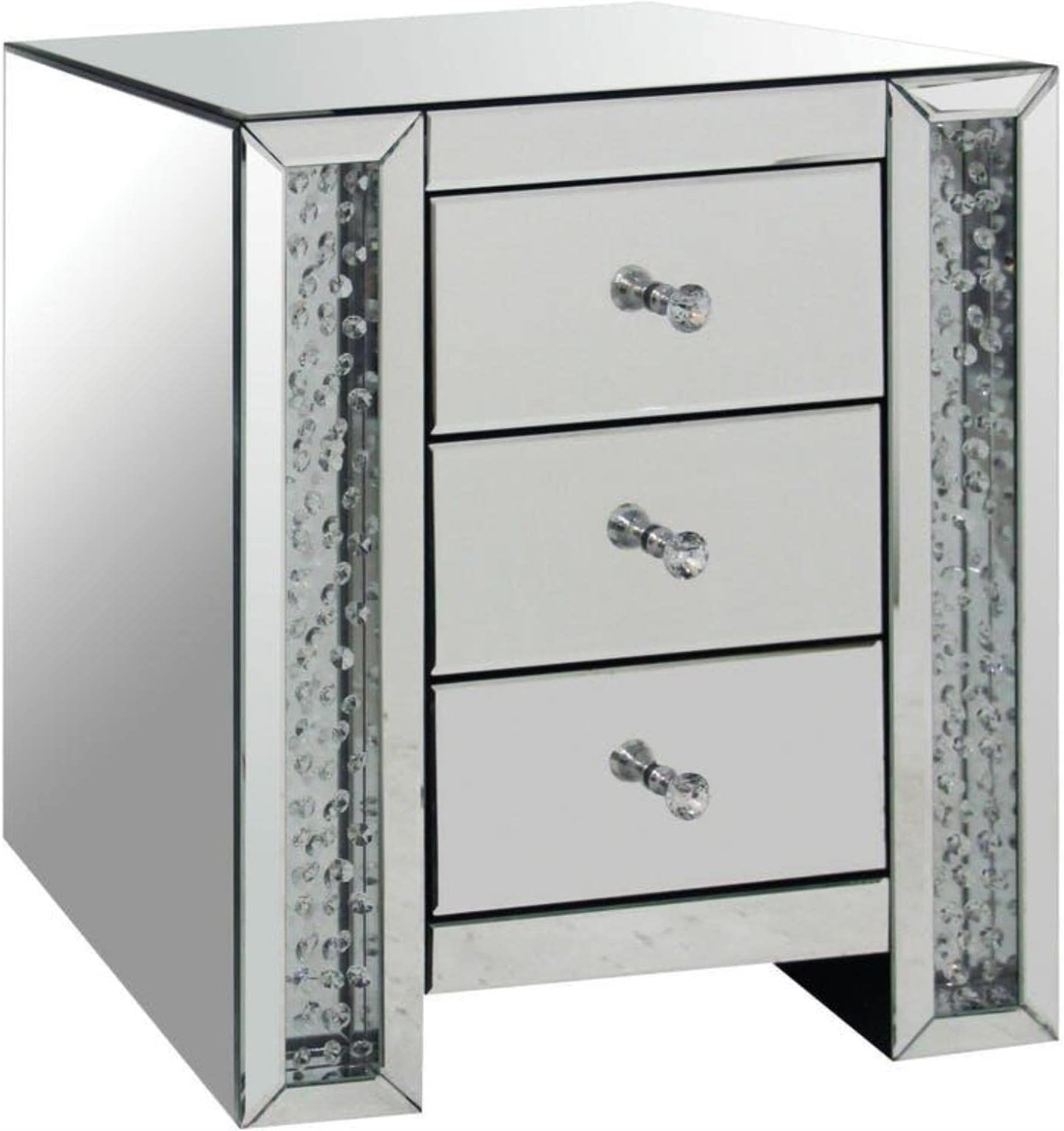 Acme Nysa Accent Table in Mirrored