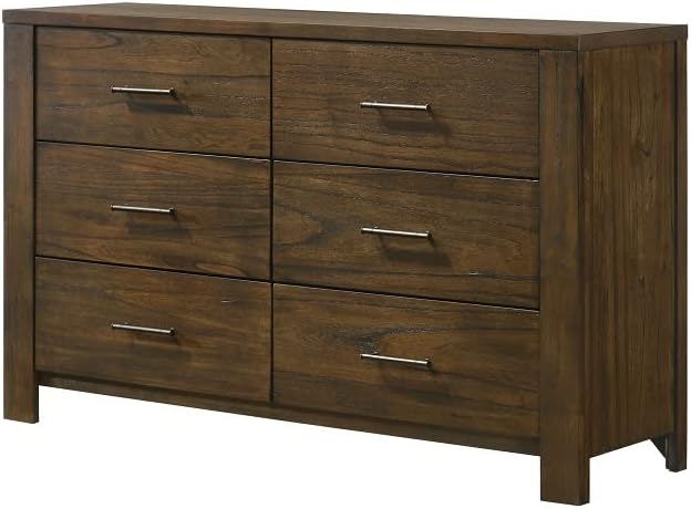 ACME Furniture Merrilee 6 Drawer Dresser in Oak