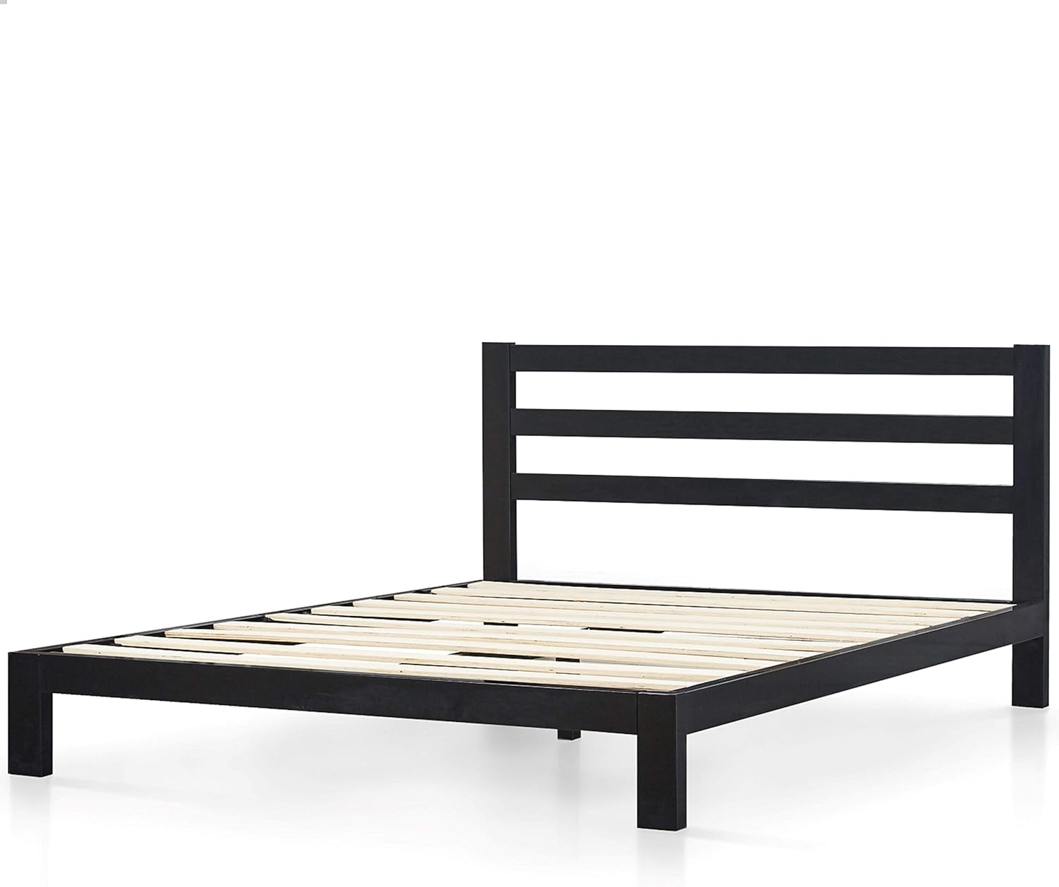 ZINUS Arnav Metal Platform Bed Frame with Headboard, Wood Slat Support, No Box Spring Needed, Easy Assembly, Full