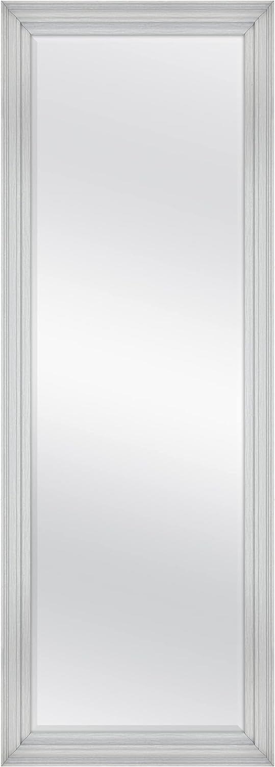 MCS Ezra Floor Mirror, Full Length Mirror for Bedroom, Living Room or Bathroom, 24.66 by 68.66 Inch, Gray Woodgrain