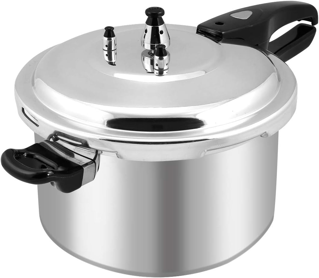 Barton 8Qt Pressure Canner Release Valve Aluminum Canning Pot Cooker Pot Stove Top Instant Fast Cooking Pot