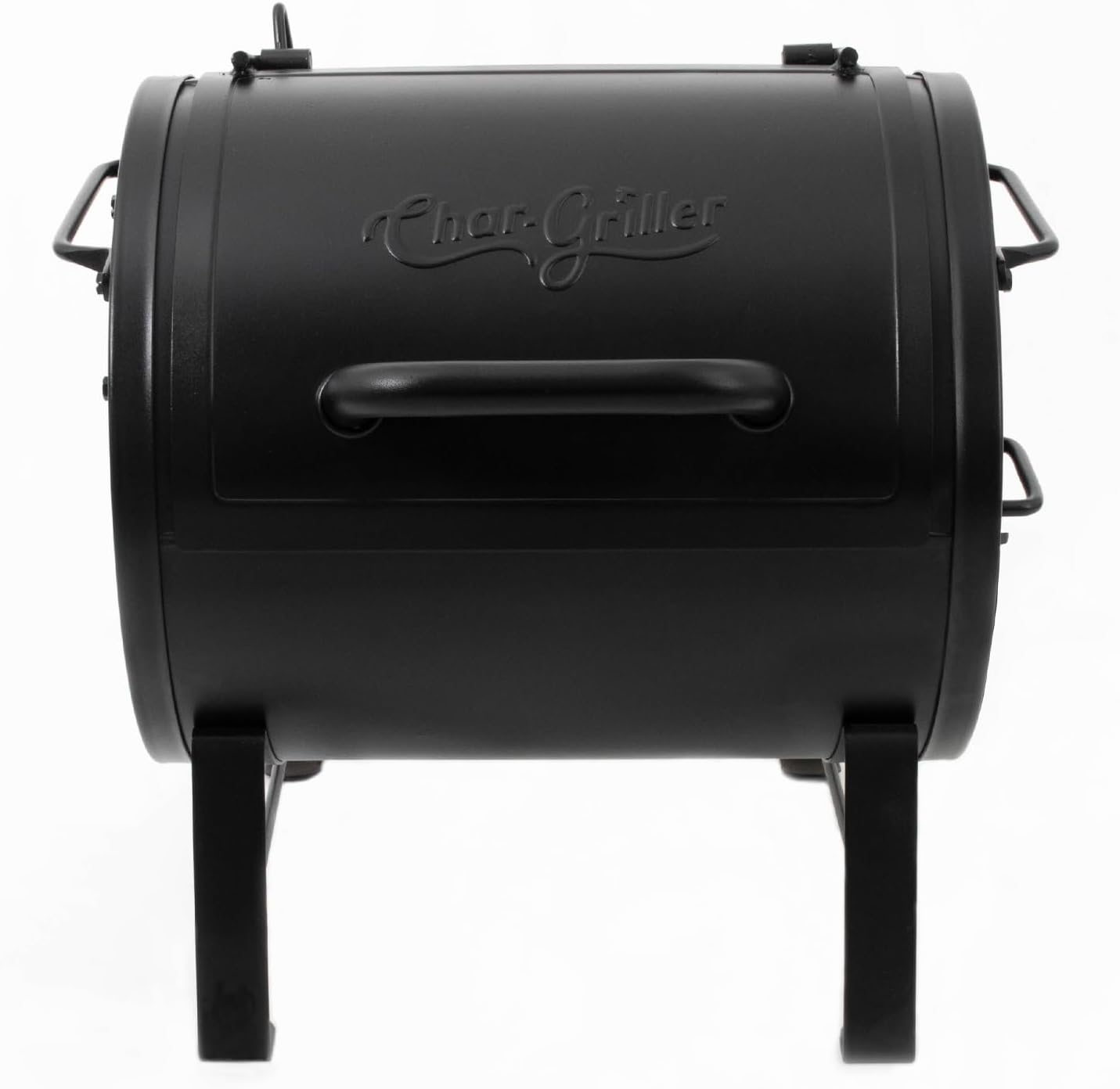 Char-Griller E82424 Smoker Side Fire Box Portable Charcoal Grill, Black