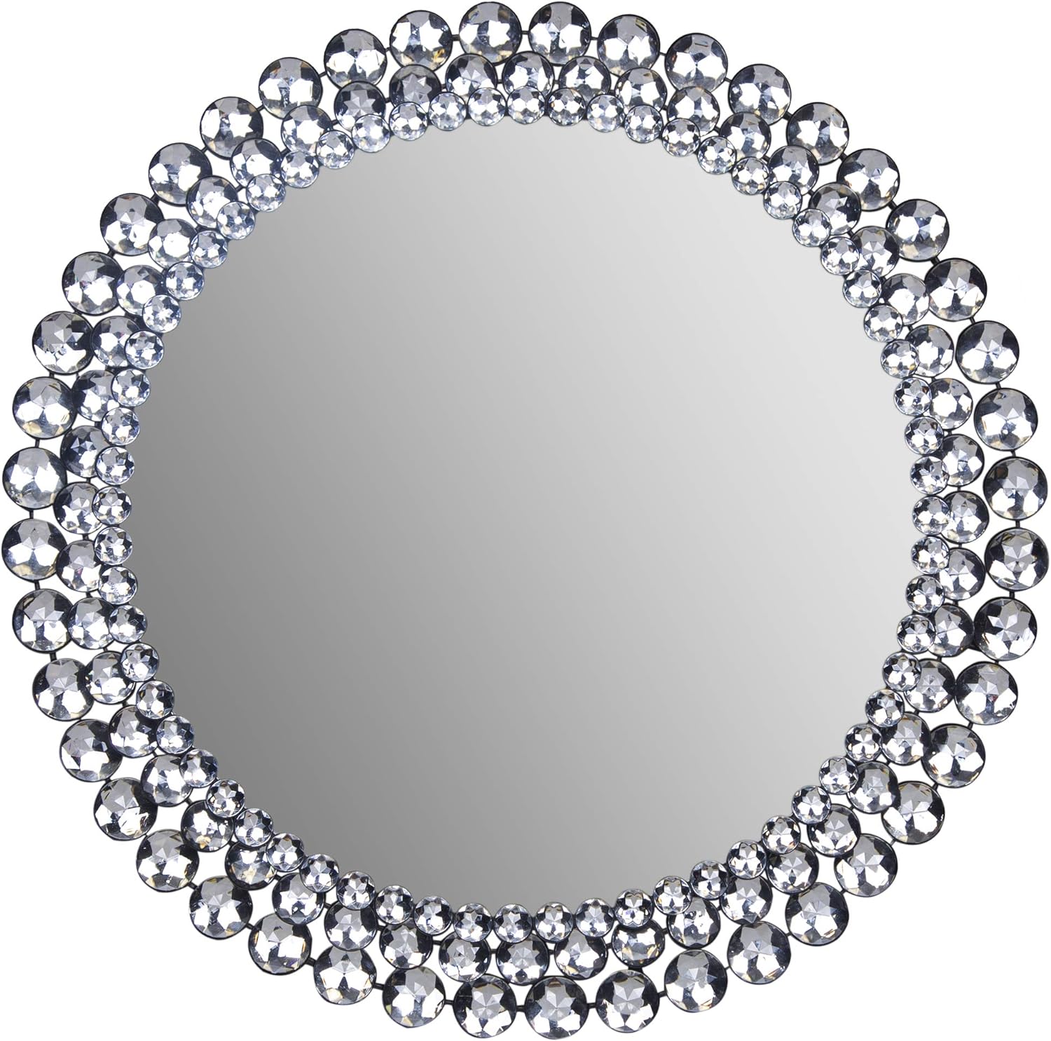 Round Jeweled Mirror, 24