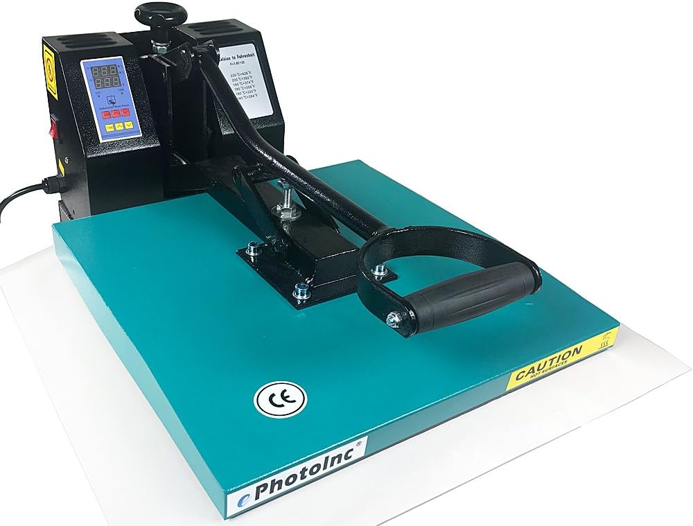 ePhotoInc New Digital 15 x 15 T-Shirt Heat Transfer Press Sublimation Heat Press Machine 1515GB