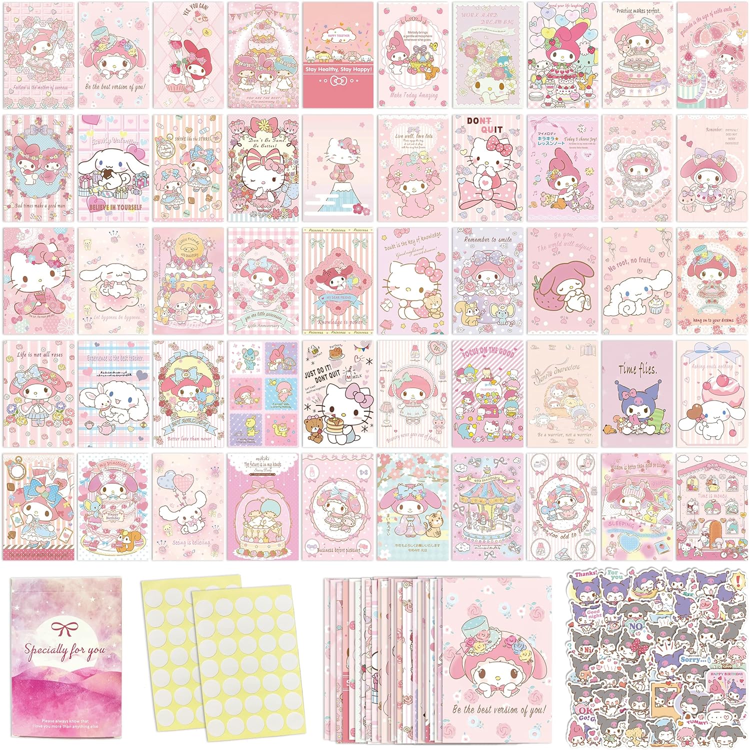 160PCS Anime Wall Collage Kit Aesthetic Pictures, Pink Anime Photo Collection for Teen Girls, Manga Prints, Cute Posters for Room Bedroom Aesthetic