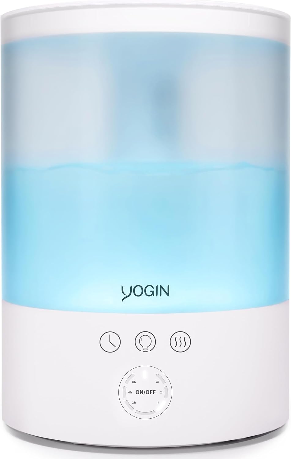 Humidifiers for Bedroom Large room,Top fill 2.5L Ultrasonic cool mist Humidifiers for Baby Nursery and Plants,Up to 24 Hours, 24db Quiet,Night Light, Auto Shut Off, Easy Clean Humidifier