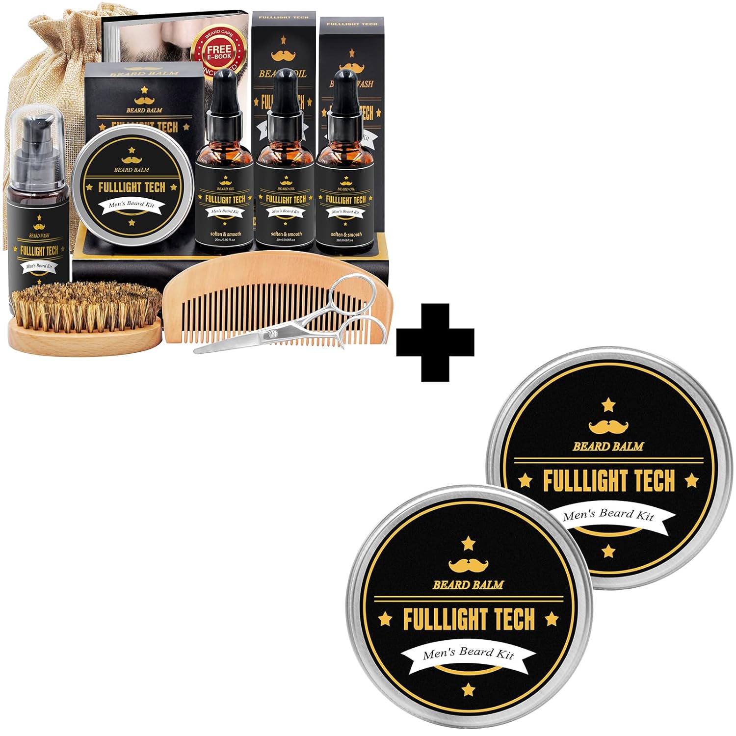 FULLLIGHT TECH Beard Kit,Unique Gifts for Men