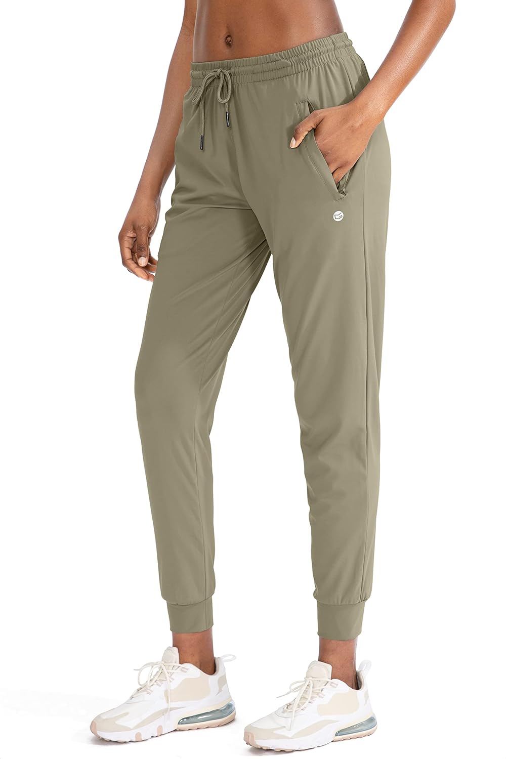 G Gradual Women' Joggers Pants with Zipper Pockets Tapered Running Sweatpants for Women Lounge, Jogging