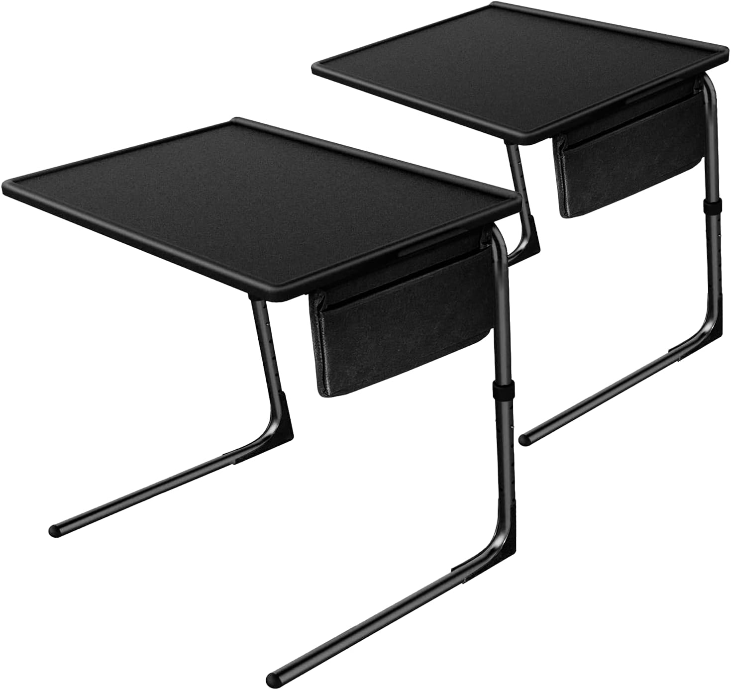 TV Tray Table, Folding TV Dinner Table Comfortable Folding Table with 3 Tilt Angle Adjustments for Eating Snack Food, Stowaway Laptop Stand