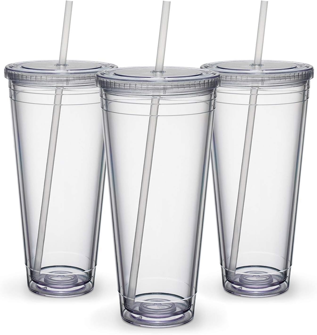 Maars Insulated Travel Tumblers 32 oz. | Double Wall Acrylic | 3 Pack