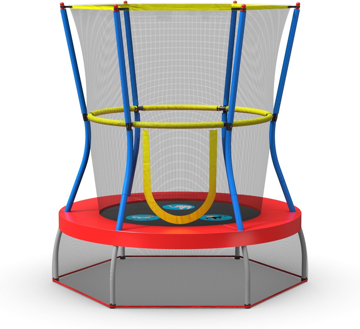 Mini Trampoline with Enclosure Net