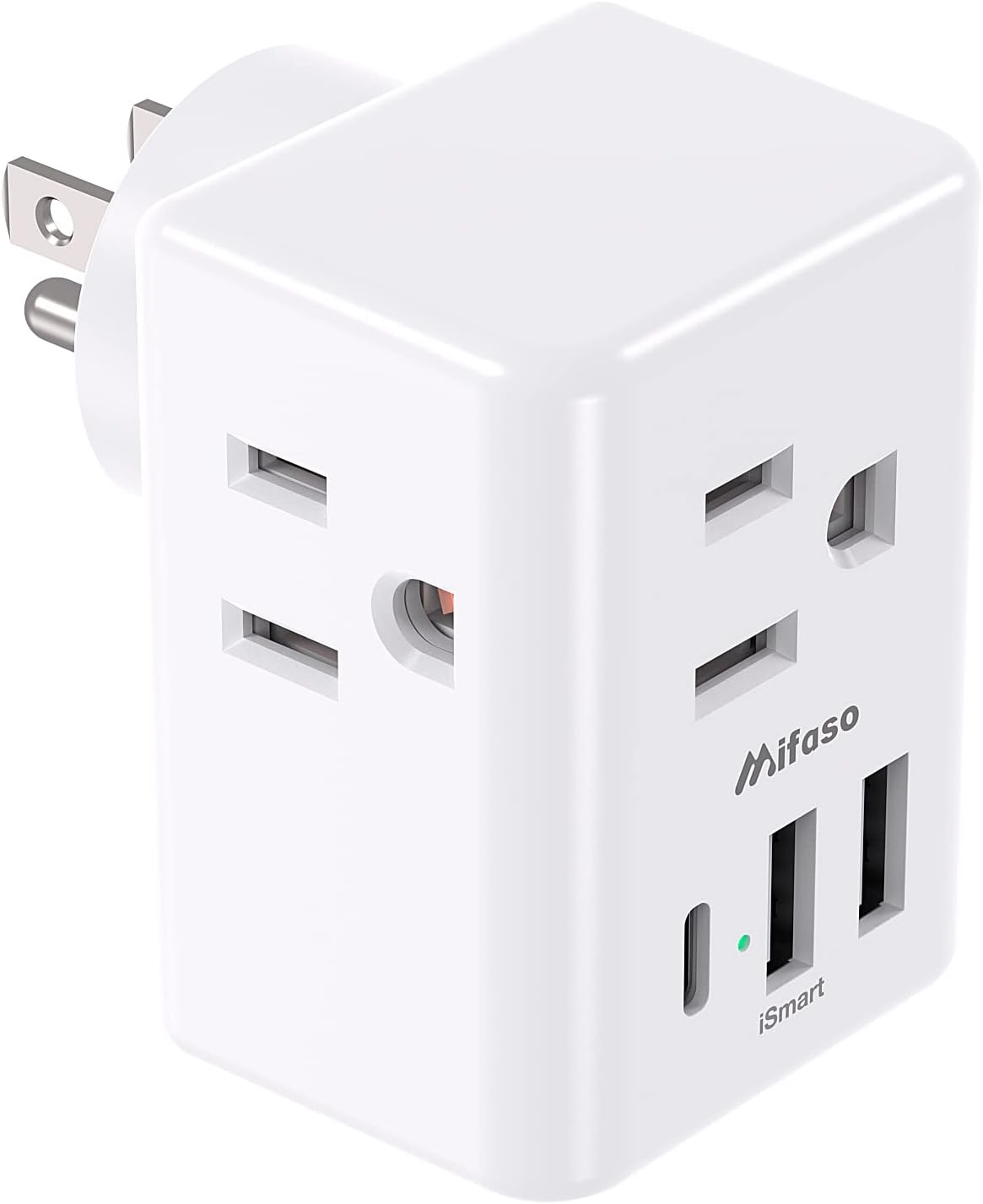 Outlet Extender Multi Plug Outlet - USB Wall Charger with 3 USB Ports (1 USB C), No Surge Protector Cruise Essentials for Ship and Travel, ETL Listed