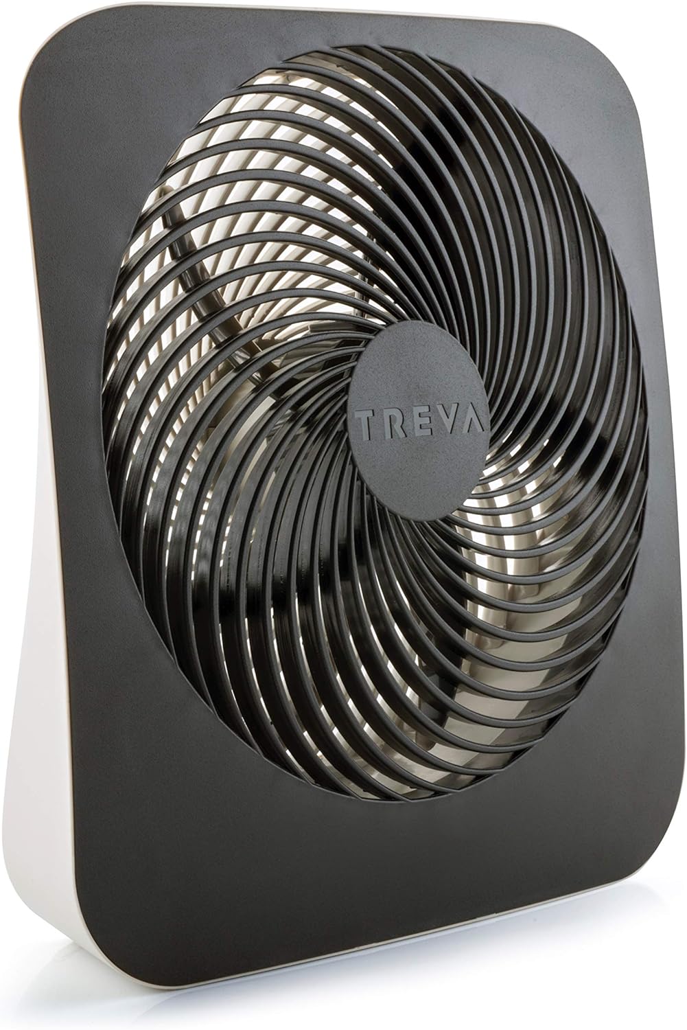 Treva 10-Inch Portable Fan, Powered by Battery and/or AC Adapter - Desk Fan Air Circulating with 2 Cooling Speeds, Personal Fan and Travel Fan for all your needs