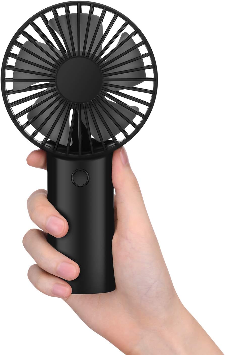 YunTuo Portable Handheld Fan, 4400mAh Battery Operated Rechargeable Personal Fan, 6-15 Hours Working Time for Outdoor Activities, Summer Gift for Men Women