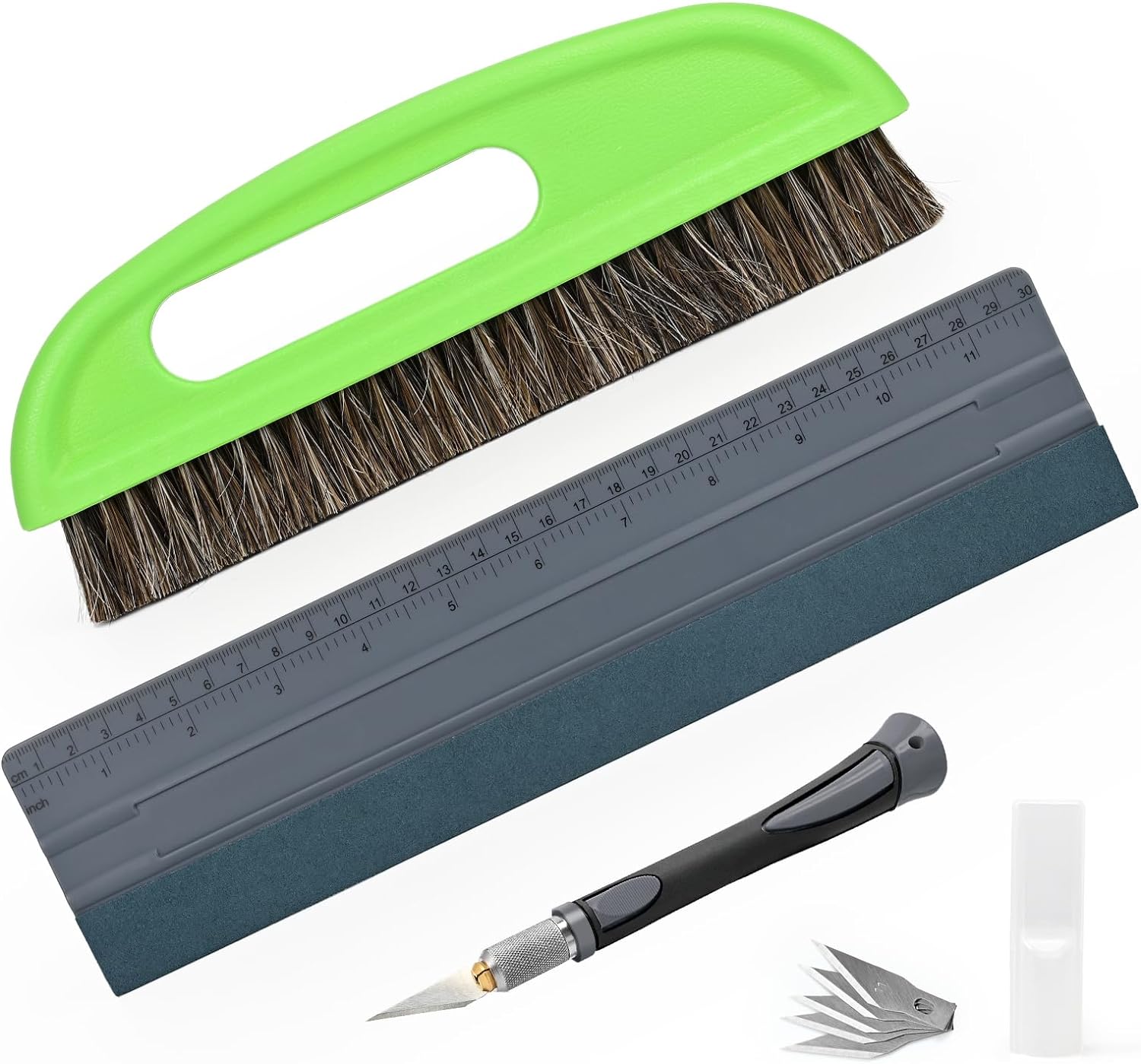 EHDIS Wallpaper Smoothing Tool Kit Wallpaper Smoothing Brush Large Wallpaper Squeegee for Applying Peel and Stick Wallpaper, Vinyl Backsplash Tile,Smoothing Wallcovering