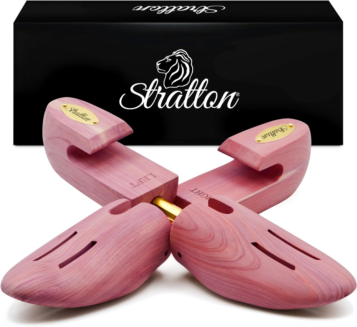 Stratton Cedar Shoe Trees for Men | Wooden Shoe Stretcher | Grown in USA | Great Gift for Men