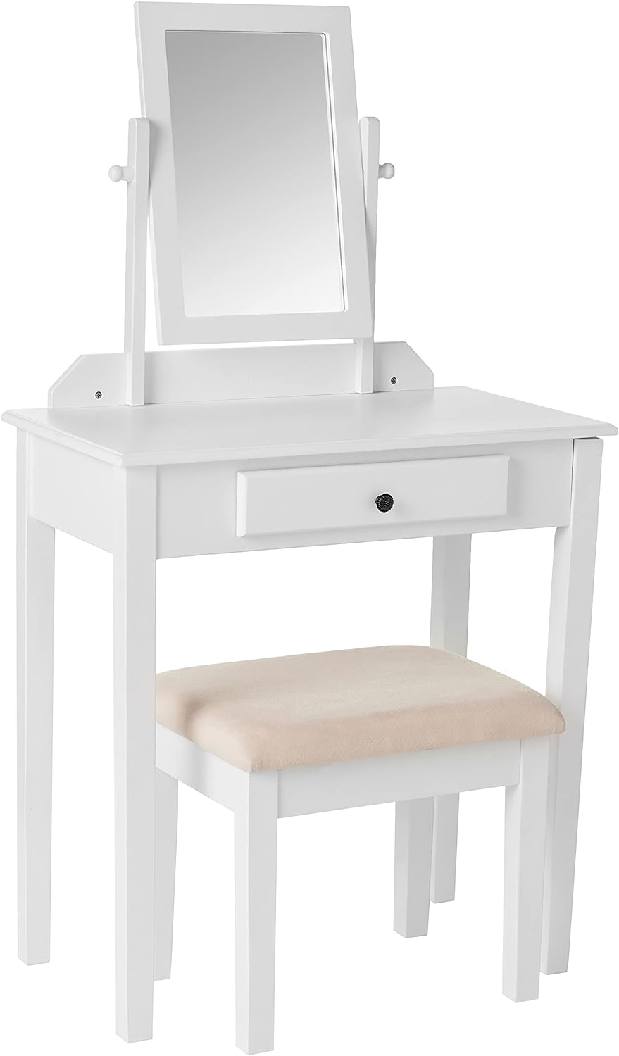 Frenchi Home Furnishing Vanity Set, One Mirror, White